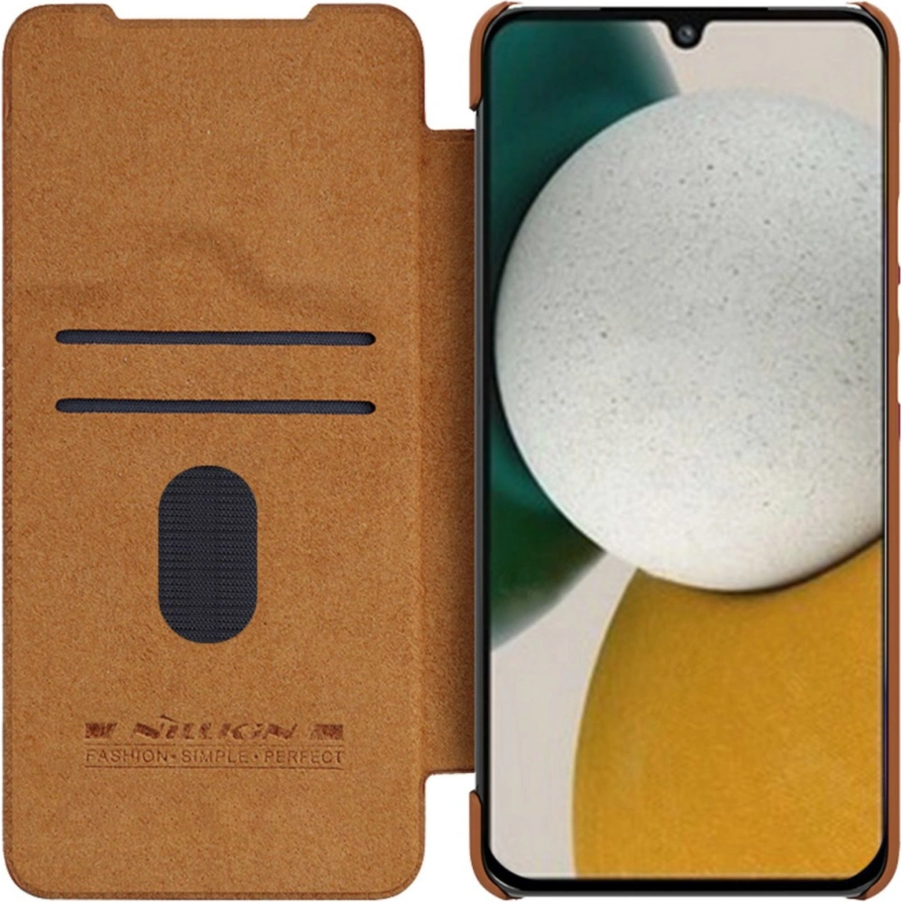 Hurtownia GSM - Etui Nillkin Qin Leather Pro Case Samsung Galaxy A54 5G hnědé - NLK1102 - {ean13} - Hurt