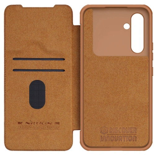 Etui Nillkin Qin Leather Pro Case Samsung Galaxy A54 5G brązowe