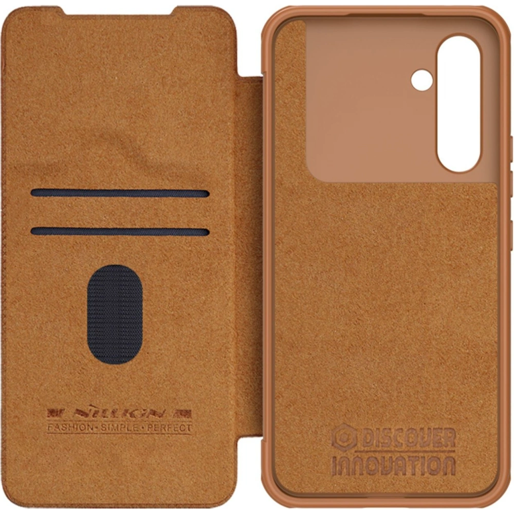 Hurtownia GSM - Etui Nillkin Qin Leather Pro Case Samsung Galaxy A54 5G hnědé - NLK1102 - {ean13} - Hurt