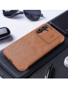 Hurtownia GSM - Etui Nillkin Qin Leather Pro Case Samsung Galaxy A54 5G brązowe - NLK1102 - {ean13} - Hurt