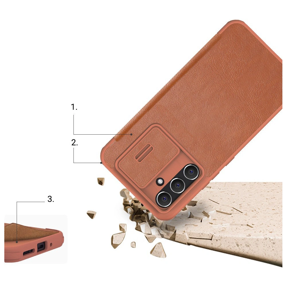 Hurtownia GSM - Etui Nillkin Qin Leather Pro Case Samsung Galaxy A54 5G černé - NLK1103 - {ean13} - Hurt