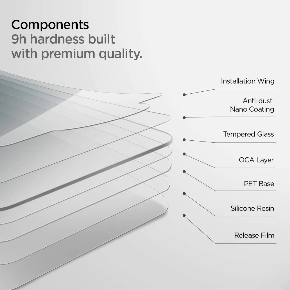 Tvrdé sklo Spigen GLAS.tR Slim Apple iPad 10.2 2019/2020/2021 (7., 8. a 9. generace)/iPad Air 10.5 2019 (3. generace)