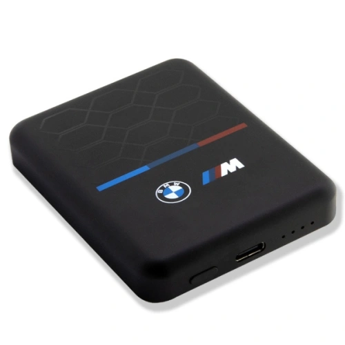 Powerbank bezprzewodowy BMW Powerbank BMPBMS3K22PGVK 5W 3000mAh + kabel czarny/black M Collection MagSafe