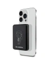Powerbank bezdrátový Karl Lagerfeld KLPBMKIOTTGK 5W 3000mAh černý/black Ikonik MagSafe