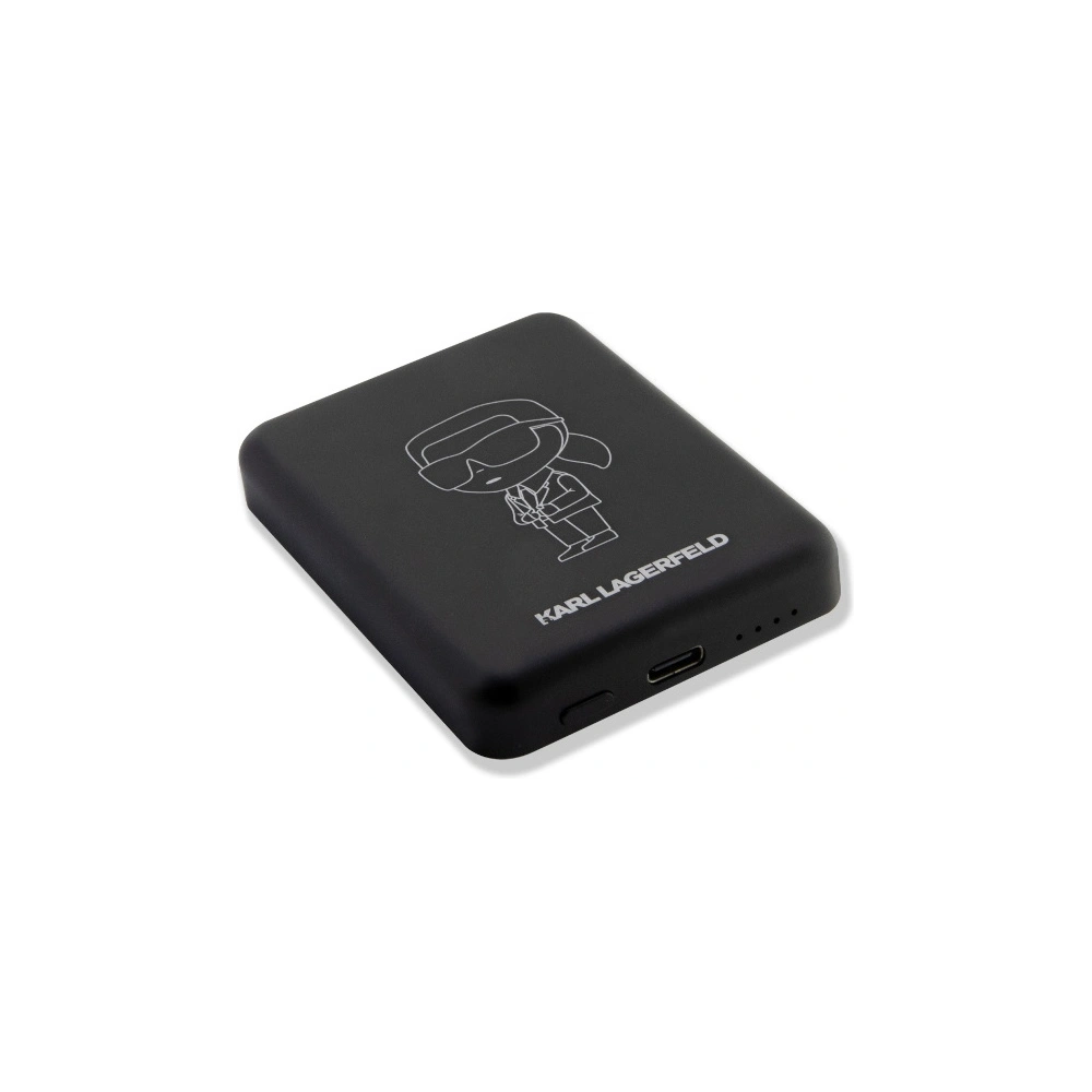 Wholesale Karl Lagerfeld Wireless Charging Powerbank KLPBMKIOTTGK 5W 3000mAh black Ikonik MagSafe - KLD1574 - {ean13} - Hurt