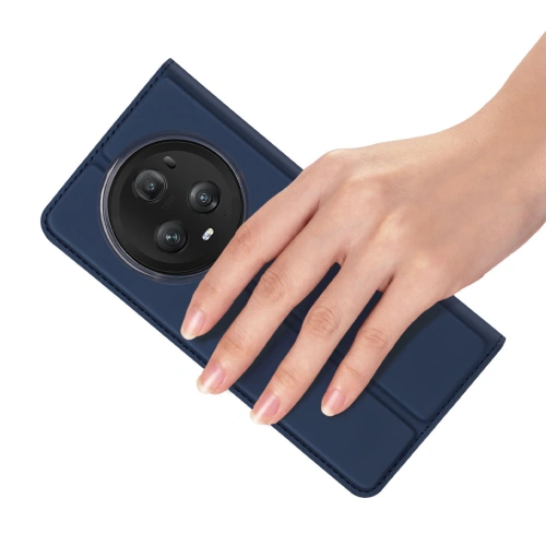 Etui Dux Ducis Skin Pro Honor Magic5 Pro niebieskie