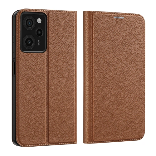 Etui Dux Ducis Skin X2 Xiaomi Redmi Note 12 Pro/POCO X5 Pro 5G brązowe