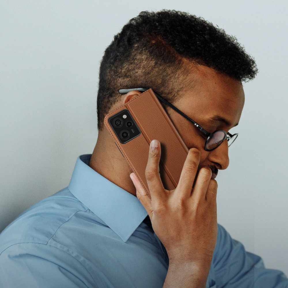 Etui Dux Ducis Skin X2 Xiaomi Redmi Note 12 Pro/POCO X5 Pro 5G hnědé