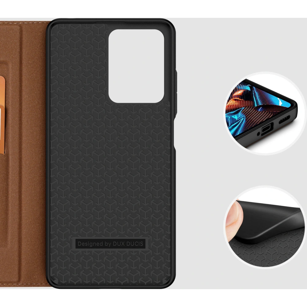 Hurtownia GSM - Etui Dux Ducis Skin X2 Xiaomi Redmi Note 12 Pro/POCO X5 Pro 5G barna - DDS1702 - {ean13} - Hurt