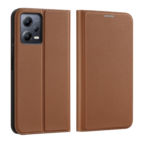 Etui Dux Ducis Skin X2 Xiaomi Redmi Note 12 5G/POCO X5 5G brązowe