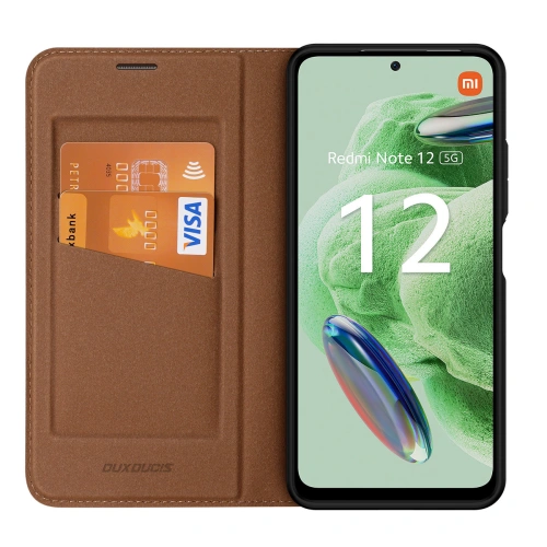 Etui Dux Ducis Skin X2 Xiaomi Redmi Note 12 5G/POCO X5 5G brązowe