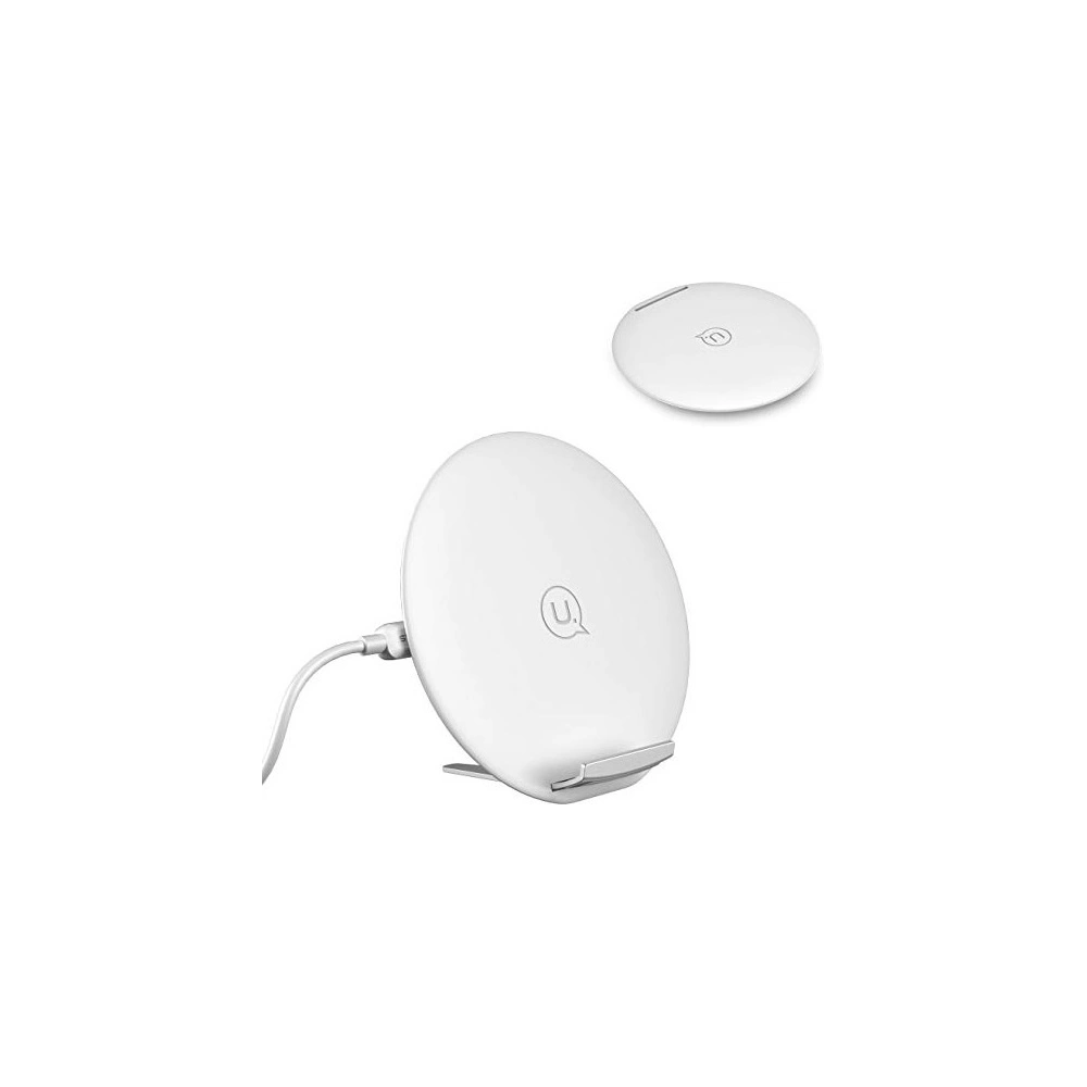 Hurtownia GSM - Bezdrátová nabíječka USAMS V-Series rychlé nabíjení bílá/white (US-CD33) - USA976 - {ean13} - Hurt