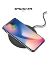Hurtownia GSM - Încărcător wireless USAMS V-Series Fast Charging alb/white (US-CD33) - USA976 - {ean13} - Hurt