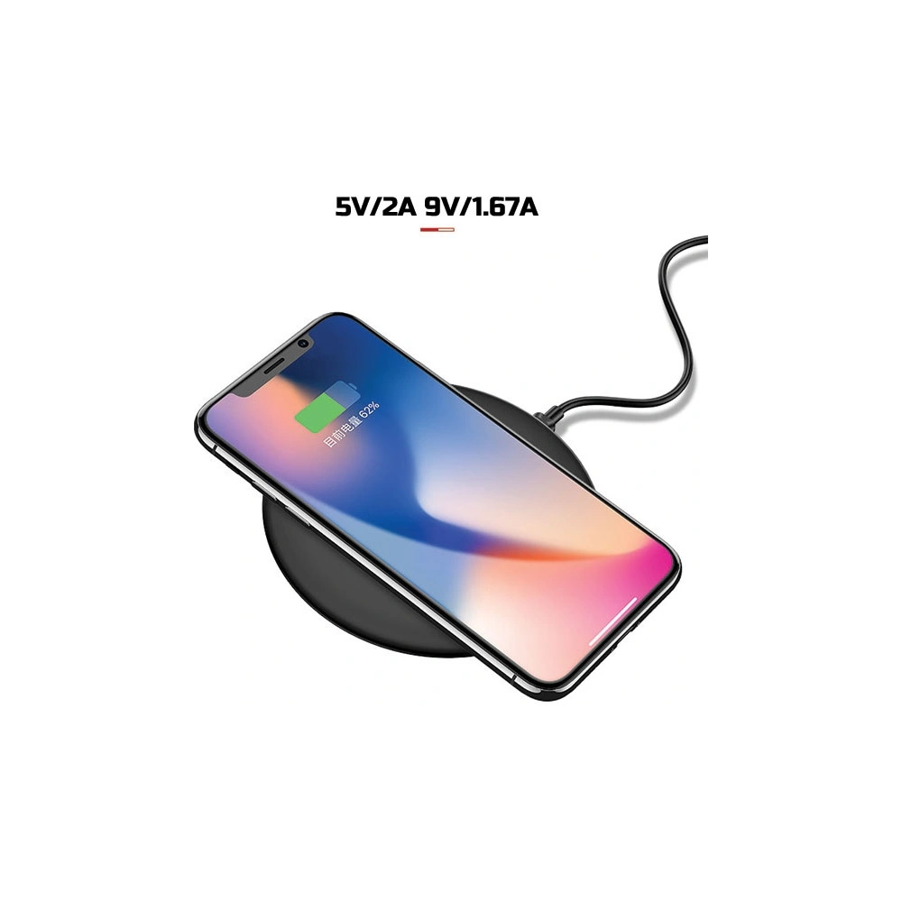 Hurtownia GSM - Încărcător wireless USAMS V-Series Fast Charging alb/white (US-CD33) - USA976 - {ean13} - Hurt