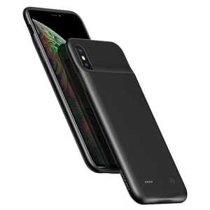 Hurtownia GSM - Powerbank Etui USAMS Power Case Apple iPhone XS Max 4000mAh schwarz/black (US-CD69) - USA980 - {ean13} - Hurt