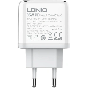 Hurtownia GSM - Netzteil LDNIO A2528C 2xUSB-C 35W + USB-C/USB-C Kabel - LDN446 - {ean13} - Hurt