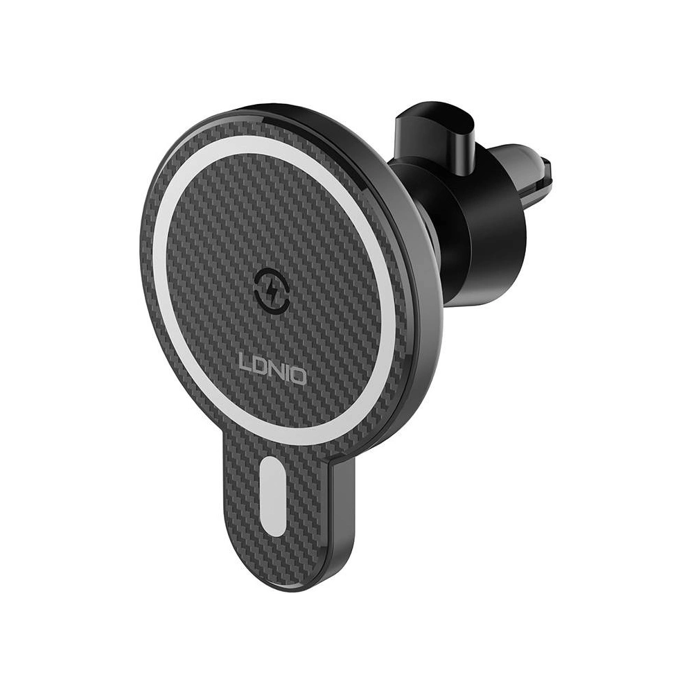 Hurtownia GSM - Suport auto cu încărcător wireless LDNIO MA20 15W (negru) - LDN449 - {ean13} - Hurt