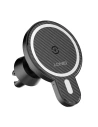 Hurtownia GSM - Suport auto cu încărcător wireless LDNIO MA20 + inel metalic (negru) - LDN450 - {ean13} - Hurt