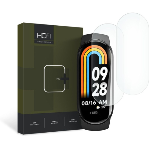 Hofi Distributor - 9490713935385 - HOFI383 - Hofi Hydroflex Pro+ Xiaomi Smart Band 8/8 NFC Clear [2 PACK] - B2B homescreen