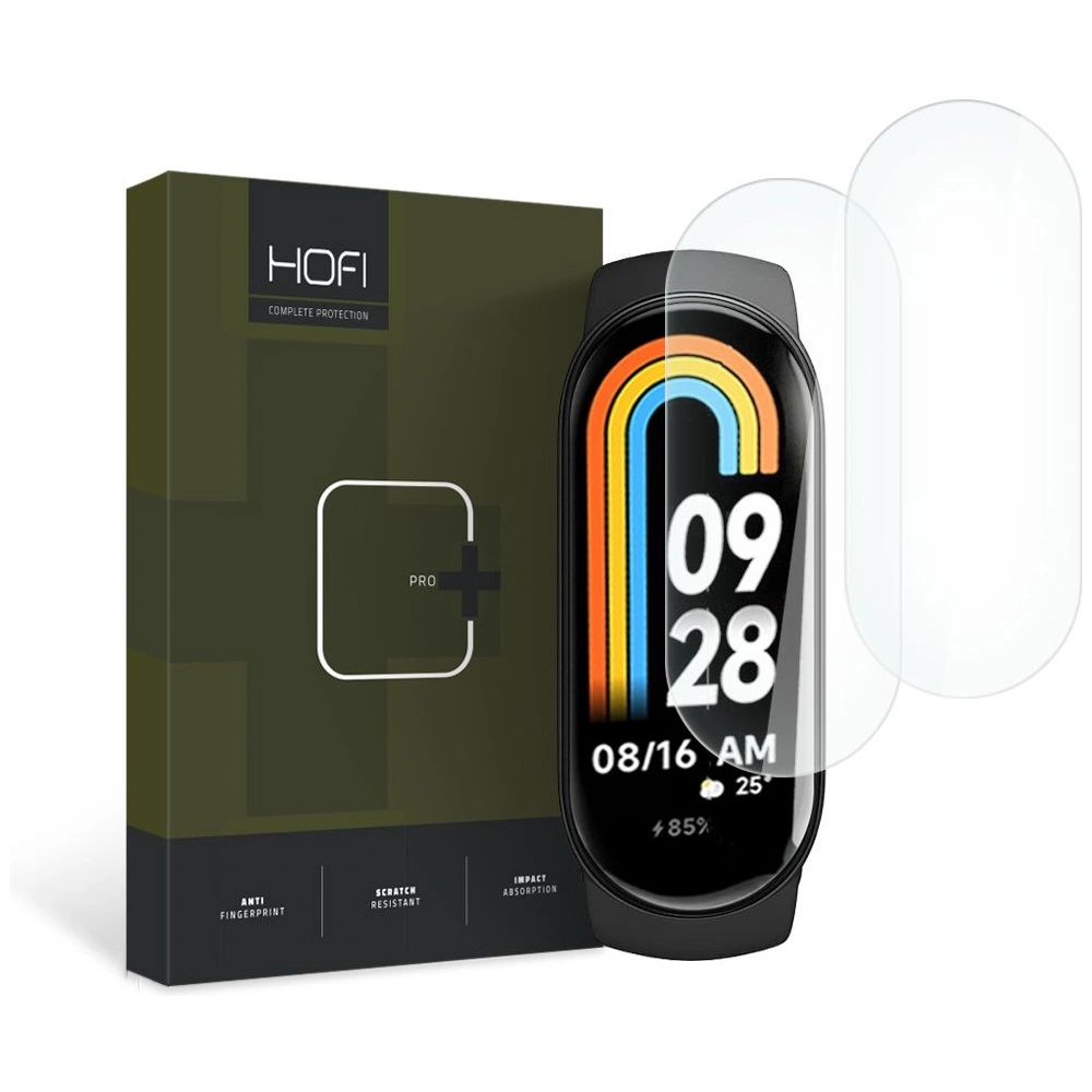 Hurtownia GSM - Folia hydrogelová Hofi Hydroflex Pro+ Xiaomi Smart Band 8 / 8 NFC / 9 Clear [2 PACK] - HOFI383 - {ean13} - Hurt