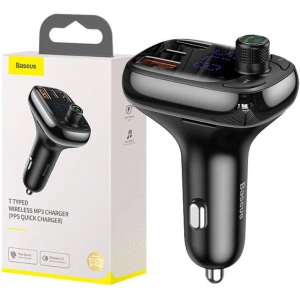 Hurtownia GSM - Transmiter automobilový Baseus Bluetooth MP3 S-13 (černý) - BSU4189 - {ean13} - Hurt