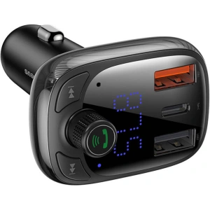 Hurtownia GSM - Transmiter automobilový Baseus Bluetooth MP3 S-13 (černý) - BSU4189 - {ean13} - Hurt