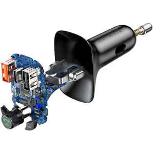 Hurtownia GSM - Transmiter automobilový Baseus Bluetooth MP3 S-13 (černý) - BSU4189 - {ean13} - Hurt