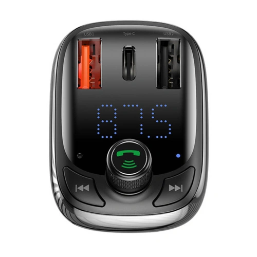 Transmiter samochodowy Baseus Bluetooth MP3 S-13 (czarny)