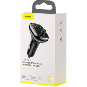 Hurtownia GSM - Transmiter automobilový Baseus Bluetooth MP3 S-13 (černý) - BSU4189 - {ean13} - Hurt