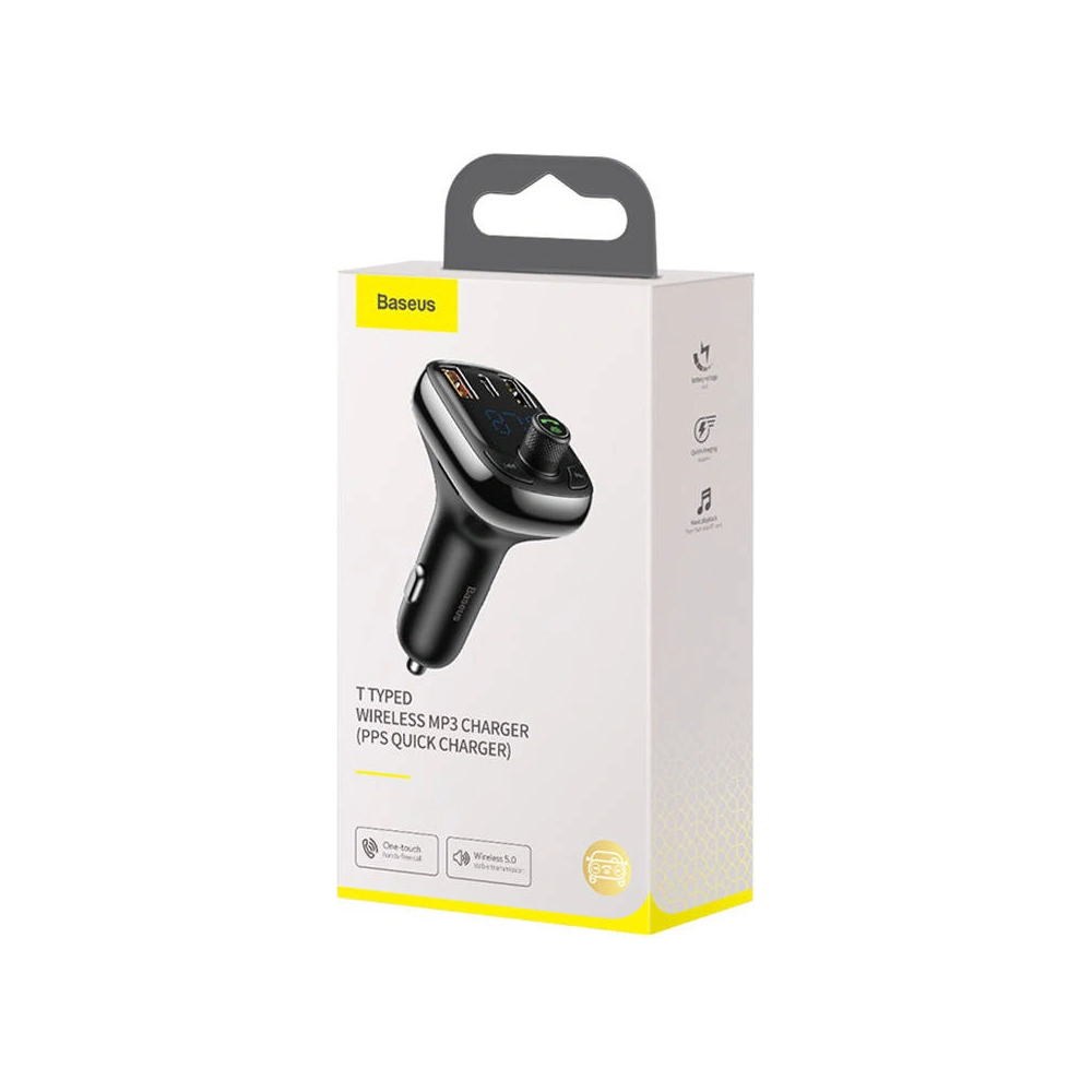 Hurtownia GSM - Auto-Transmitter Baseus Bluetooth MP3 S-13 (schwarz) - BSU4189 - {ean13} - Hurt