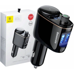 Hurtownia GSM - Transmiter automobilový Baseus Bluetooth MP3 S-06 (černý) - BSU4190 - {ean13} - Hurt