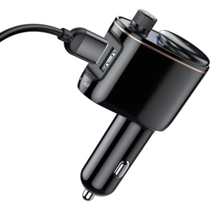 Hurtownia GSM - Transmiter automobilový Baseus Bluetooth MP3 S-06 (černý) - BSU4190 - {ean13} - Hurt