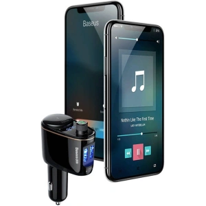 Hurtownia GSM - Transmiter automobilový Baseus Bluetooth MP3 S-06 (černý) - BSU4190 - {ean13} - Hurt