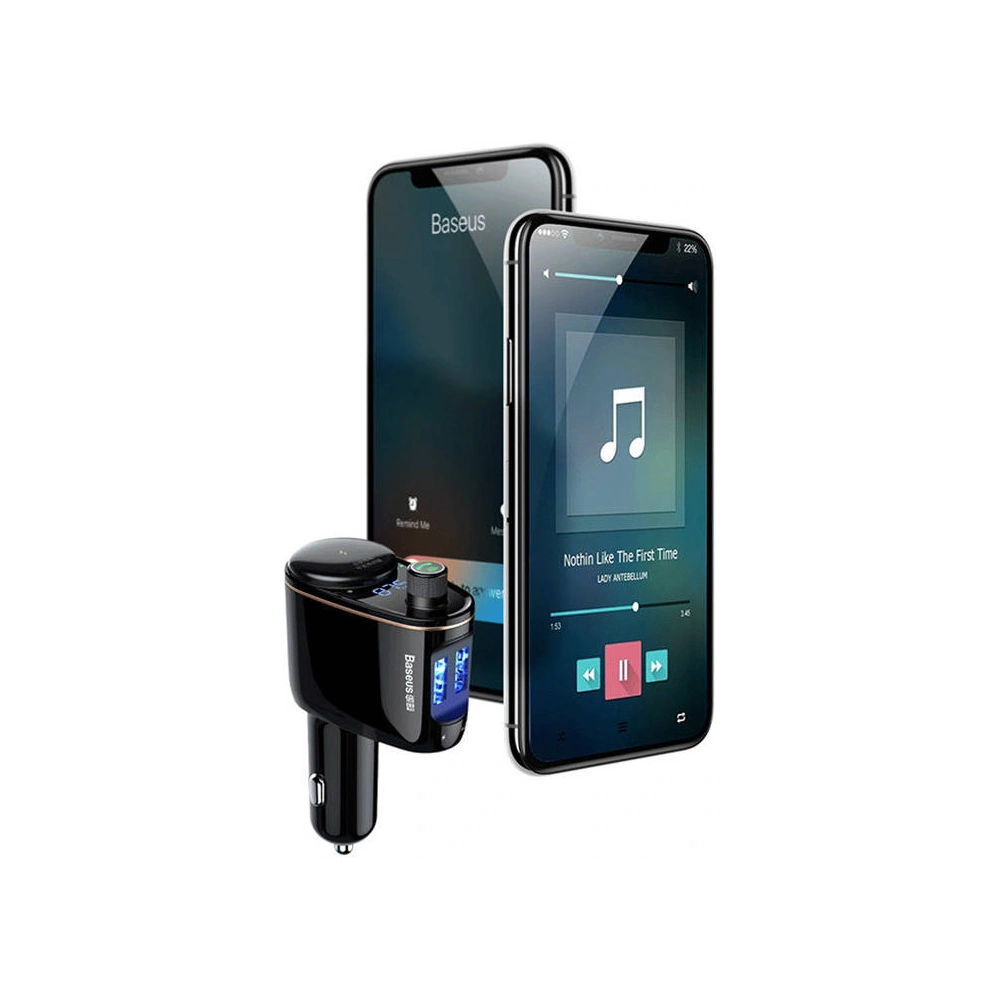 Hurtownia GSM - Transmițător auto Baseus Bluetooth MP3 S-06 (negru) - BSU4190 - {ean13} - Hurt