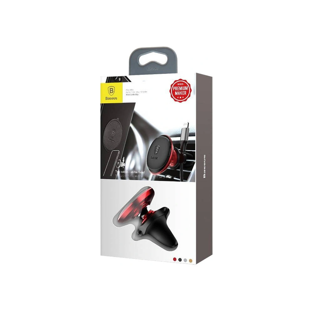 Hurtownia GSM - Magnetische Autohalterung Baseus für das Telefon (rot) - BSU4191 - {ean13} - Hurt