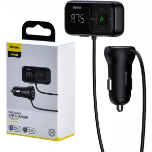 Hurtownia GSM - Transmitter do auta Baseus Bluetooth MP3 S-16 (černý) - BSU4192 - {ean13} - Hurt
