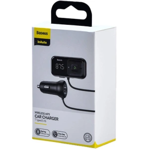 Hurtownia GSM - Transmitter do auta Baseus Bluetooth MP3 S-16 (černý) - BSU4192 - {ean13} - Hurt