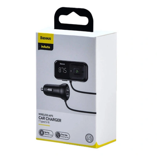 Transmiter samochodowy Baseus Bluetooth MP3 S-16 (czarny)