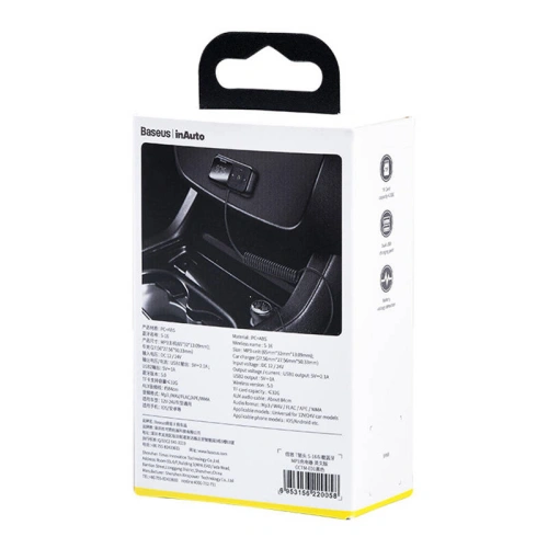 Transmiter samochodowy Baseus Bluetooth MP3 S-16 (czarny)