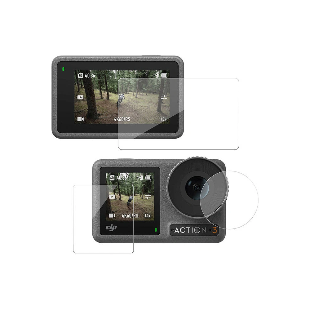 Hurtownia GSM - Zesílené sklo TELESIN na objektiv a displej DJI Osmo Action 3 - TLS115 - {ean13} - Hurt