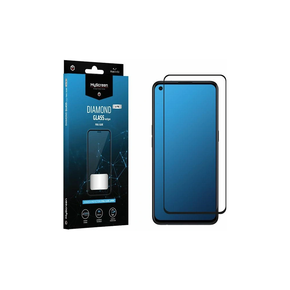 Hurtownia GSM - Szkło hartowane MyScreen Diamond Glass Edge Lite FG Oppo Reno 5 4G/5G czarny/black Gull Glue - MSRN372 - {ean13} - Hurt