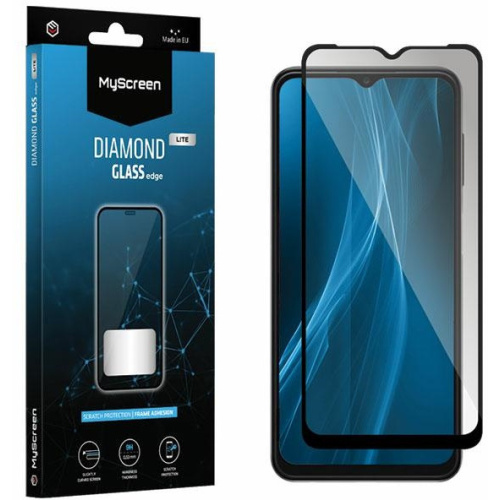 MyScreenProtector Distributor - 5904433214278 - MSRN376 - MyScreen Diamond Glass Edge Lite Full Glue Realme C33 black - B2B homescreen