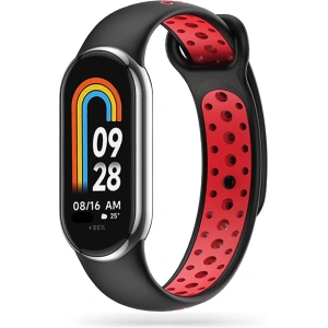 Hurtownia GSM - Pasek Tech-Protect Softband Xiaomi Smart Band 8 / 8 NFC / 9 Fekete/piros - THP1980 - {ean13} - Hurt