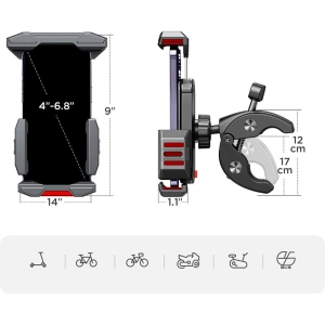 Wholesale Phone holder for motorcycle, bicycle, stroller - Joyroom JR-ZS265u - JYR736 - {ean13} - Hurt