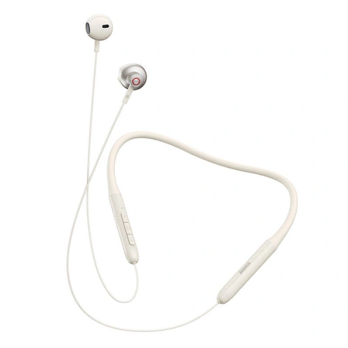 Słuchawki bezprzewodowe Baseus Bowie P1 Bluetooth 5.2 (beżowe)
