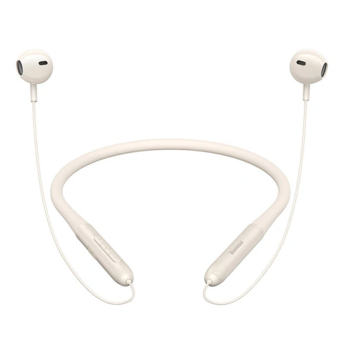 Słuchawki bezprzewodowe Baseus Bowie P1 Bluetooth 5.2 (beżowe)