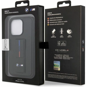 Wholesale BMW BMHCP14L22GSLK iPhone 14 Pro 6.1" black hardcase Grip Hot Stamp - BMW460 - {ean13} - Hurt