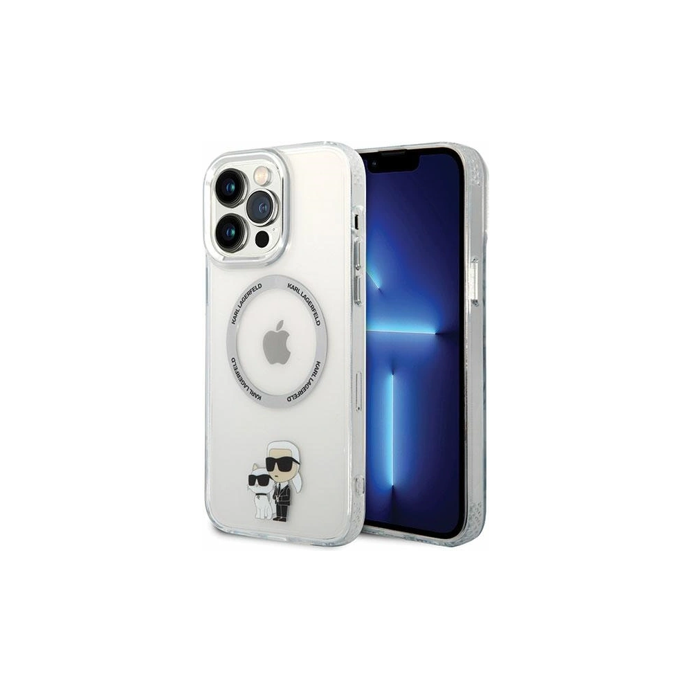 Hurtownia GSM - Etui Karl Lagerfeld KKLHMP13XHNKCIT Apple iPhone 13 Pro Max hardcase transparent Iconic Karl&Choupette Magsafe - KLD1575 - {ean13} - Hurt