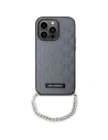 Hurtownia GSM - Etui Karl Lagerfeld KLHCP14LSACKLHPG Apple iPhone 14 Pro argintiu/silver hardcase Saffiano Monogram Chain - KLD1576 - {ean13} - Hurt