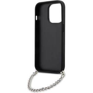 Hurtownia GSM - Etui Karl Lagerfeld KLHCP14LSACKLHPG Apple iPhone 14 Pro argintiu/silver hardcase Saffiano Monogram Chain - KLD1576 - {ean13} - Hurt